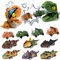 KADAYAYA Dinosaurier Auto Spielzeug für Kinder 3-5 Jahre Dino Pull Back Autos, Dino Starten Spielzeugautos für Jungen 2 3 4 5 6 Jahre, Dinosaurier Spielzeuggeschenke für Kleinkinder Jungen & Mädchen