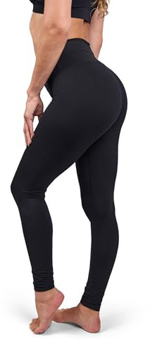 Basic Treasure Blickdichte Leggings Damen High Waist, Sportleggings Lang, Sporthose Gym, Yogahose Lang