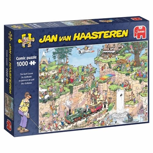 Jumbo Spiele 1119800105 Jan Van Haasteren Der Golfplatz 1000 Teile Puzzle