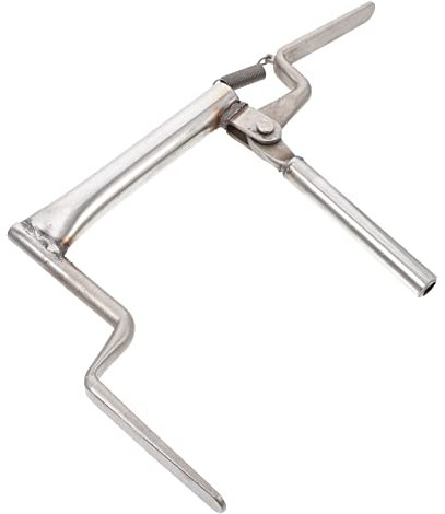 Hoement 1Stk Ziegelzange brikettzange Ziegelsteinzange Ziegeltragezange Ziegelsteinträgerzange Bau Zange Ziegelsteintransportzange Werkzeug zum Bewegen von Ziegeln Rostfreier Stahl Silver