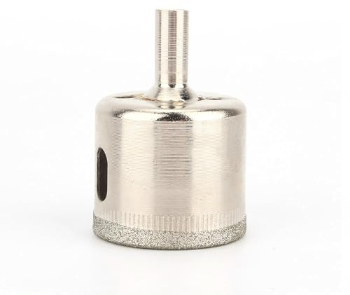 Respicefinem Scie cloche pour verre 35 mm - Scie cloche diamant pour carrelage en verre, granit, marbre - Forets pour évier - Scie cloche - Foret humide - Coupe-carreaux