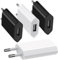 4er Pack USB Netzteil Stecker, Stecker für USB Ladekabel, USB Ladegerät Stecker 5W, Slim USB Ladestecker Netzteil 5V/1A, Netzstecker Steckdosenadapter für Handy Tablets MP3 Kamera eBook USB Charger