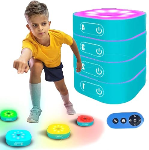 JOSBY Temporizador de Boxeo con Sonido Ajustable, Temporizador de intervalos de Gimnasia con Pantalla LED, repeticiones de Ciclo y Entrenamiento de 30 s-10 min y Tiempo de Descanso 0/30/60 s