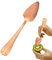 Grapefruit Edelstahl Löffel, 6,1 Zoll Fruchtlöffel, bequemer Griff, stilvolles Design, ideal für Zitrus, Kiwi, Desserts, kann Ihre Reise bringen