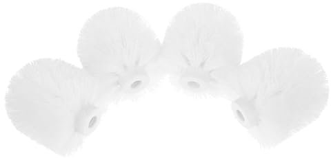 FOMIYES 4 Piezas Cabezal de escobilla de baño de Repuesto higiénicas Desechables limpiadores Gel escobilla WC escobilla baño práctico Recambio de Cepillo Parte del Cepillo