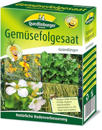 Quedlinburger 206108 Gemüsefolgesaat (250 g) (Bodenverbesserung)