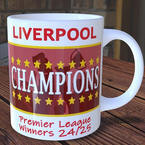 Liverpool League Champions 2025 Mug Premier Winners Cup