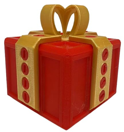 Lpoppcx Nervige Geschenkbox, 8CM 3D-Druck Geschenkbox Mit Twist Speicher Streichbox, Ärgerliche Geschenkboxes Lustige Schrauben Geschenkboxes, Ideal Für Geburtstage Und Weihnachten