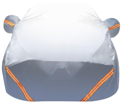 Autoplane Winter Kompatibel Mit Aixam e-Coupe, Autogarage Abdeckung Wasserdicht Autoabdeckung Outdoor Winddicht Schneesichere Schutzhülle