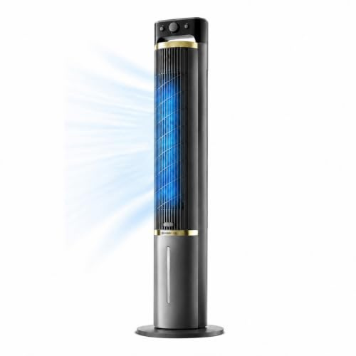 PINCHU Climatizador evaporativo, Aire acondicionado portátil, 3 velocidades