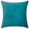 PAD - Elegance - Samt Kissen, Zierkissen, Kissenhülle - 40 x 40 cm - Farbe: Aqua Blau - ohne Füllung