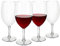 COOKY.D Verres à vin Blanc Rouge Verres à vin en Tritan-plastique Incassables 570 ml, Lavables au Lave-Vaisselle, Lot de 2