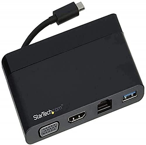 Adaptateur multiport AV numérique avec sorties vidéo HDMI et VGA - USB-A (DKT30CHVCM)
