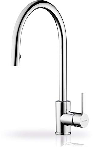 PYRAMIS 090917803 Einhebelmischer AMADA in CHROM mit Zugauslauf/Armatur/Mischbatterie