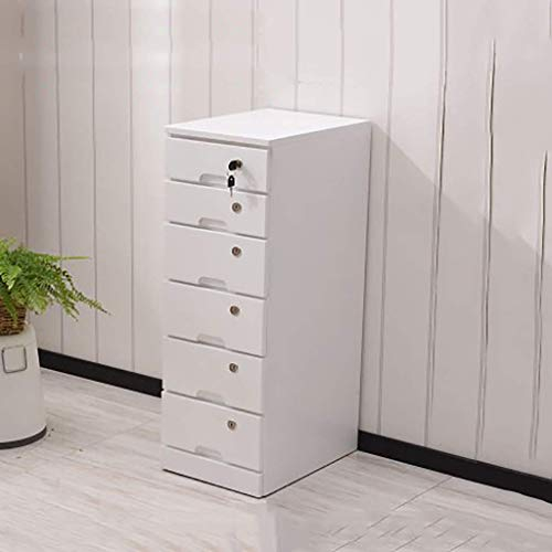 MTYLX Multifunktions Office Storage Aktenschrank-Aktenschränke Aufbewahrungsbox Multi-Layer Locked Drawer Aktenschrank Datenspeicher Massivholz Bad Locker Aktenschrank Eckschrank 30Cm Breite 2 Farben