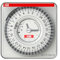 Interrupteur modulaire, interrupteur horaire avec réserve AD1-R-15m-72 (référence : 2CSM208131R1000)