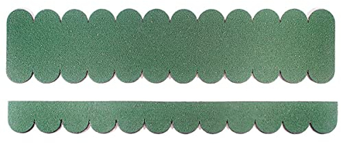 3 Strips Roof Shingles Round 41 mm First Green