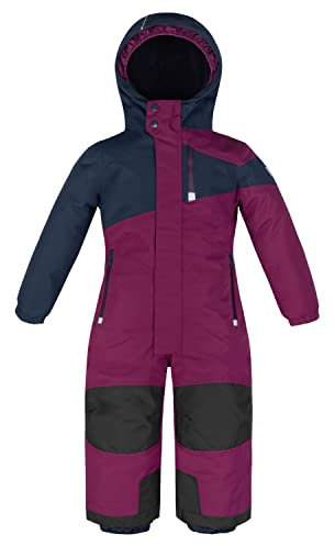 Killtec Kinder Skioverall 38469-450 wasserdicht 10.000 mm Wassersäule - orchideee/dunkelnavy - Größe 104