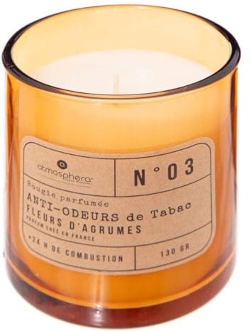 Atmosphera - Bougie parfumée anti odeur tabac 130g