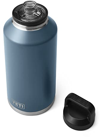 YETI Rambler 64 oz Bottle, Vacuum Insulated, Stainless Steel with Chug Cap, Nordic Blue