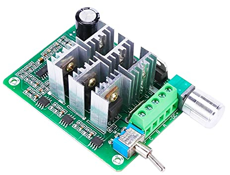 iHaospace BLDC 3 Phase Brushless Motor Speed Controller Fan Drive Board Speed Regulator PWM Board CW CCW Reversible Switch 15A