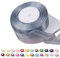 POPOYU Chiffonband Silber,40mmx45m Organzaband Silber Schleifenband Hochzeit Geschenkband Hochzeit Tüllband Transparent Satinband Silber·für Weihnachten Hochzeit·Taufe Geburtstag