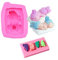 Lhdfyqt Moldes Jabón Bricolaje Bebés, Moldes de Silicona para Bebé 3D, Molde Para Fondant Para Bebe, para Navidad, baby shower, cumpleaños, tartas, para decoración de tartas (2 Piezas)