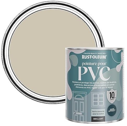 Rust-Oleum Beige uPVC Door and Window Paint In Gloss Finish - Half Light 750ml