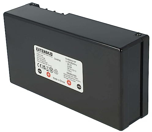 EXTENSILO Akku Ersatz für Zucchetti 075Z61700A für Rasenroboter Rasenmäher (3400mAh, 25,2V, Li-Ion)