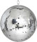 Rismise Disco Spiegel Ball 20cm Spiegelkugel Discokugel Mirrorball Glänzende Disco Ball für Weihnachtsbaum Hochzeit Karneval Geburtstagsfeier Silberne Dekoration Bühnenverein DJ Lichteffekt