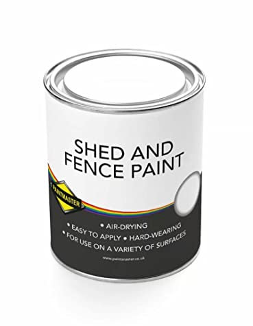 Paintmaster Shed and Fence Waterbased Paint (5 Litres, Rustic Red)