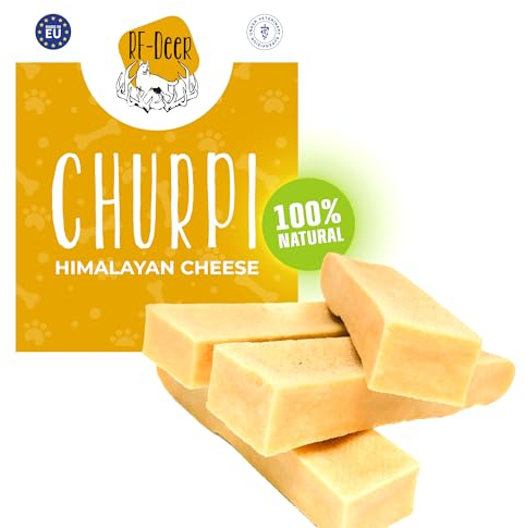 RF-Deer Käseknochen Kauknochen für Hunde, Himalaya Rezept, Premium Kaukäse, Fördert die Zahnhygiene, Käse Dentastix für Hund, 100% Natürlich, Ohne Konservierungsstoffe, Hundekauknochen (XL- 5 stück)