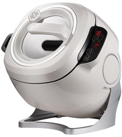 Nuevo robot de cocina automático multifunción antiadherente con panel táctil,Máquina automática para hacer salteados con sartén antiadherente