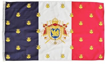 Drapeau de la norme impériale de Napolléon 150 x 90 cm pour Palo - Drapeau Napoléon Bonaparte 90 x 150 cm