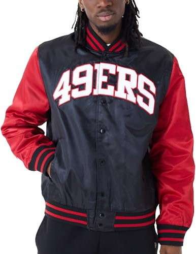 New Era - NFL San Francisco 49ers Satin Bomber Jacke, Größe:M