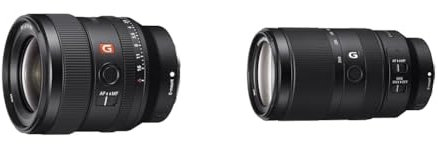 Sony FE 24mm f/1.4 GM | Vollformat, Weitwinkel, Premiumklasse (SEL24F14GM) & E 70-350mm f/4.5-6.3 G OSS | APS-C, Super-Telezoom-Objektiv (SEL70350G)