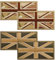 4 Pieces of British Flag Patches, Flag Pattern Patches, Patch Badges, Flag Patch Patches, Very Suitable for Backpacks and Clothing Patches (Camouflage Color, Green)