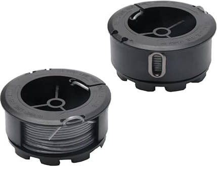 2 StÜCk Fadenspulen Rasentrimmer Fadenspule,F016800570 Ersatz-Trimmerspule,Kompatibel mit BOSCH UniversalGrassCut 18 18-26 18-260 Rasentrimmer