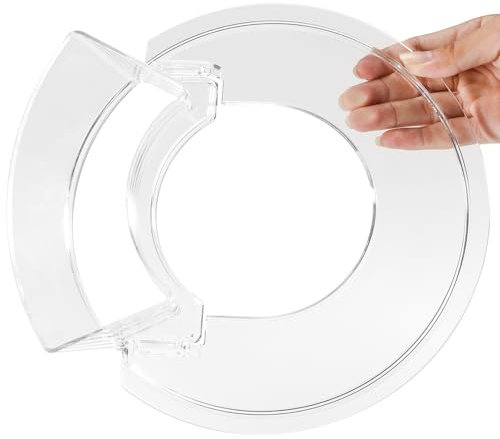 Pouring Shield for KitchenAid- Splash Guard with Removable Pouring Chute for KitchenAid 5.5-7 Quart Bowl-Lift Stand Mixer