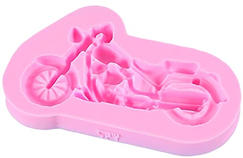 3D-Schokoladenform, Eiscreme-Form, Backzubehör, Silikon, Motorrad-Form für Kuchendekoration