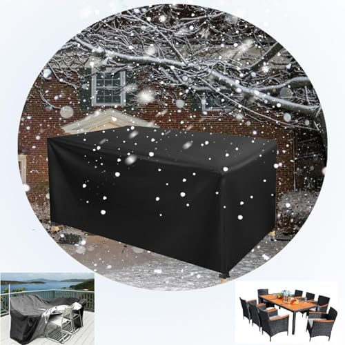Bâche Table De Jardin Extérieur 180x114 Housse De Protection,Housse Pour Table De Jardin,Bache De Protection Salon De Jardin,Anti-UV, Résistante à L'hiver,Résistance Au Vent 180x114x70cm/LxWxH