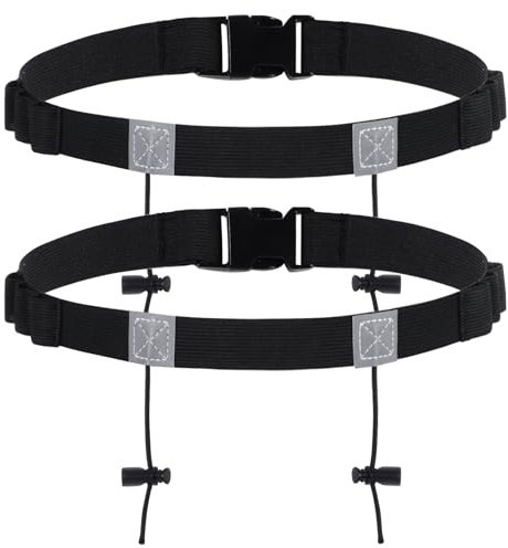 Triathlon Startnummernband,Verstellbar Laufgürtel mit Nummernhalter,Elastisch Marathon Startnummernband,Running Belt mit 6 Gel-Halter,Geeignet für Triathlon Marathon Radfahren Laufen