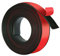 Gummistreifen Selbstklebend, (25mm x 1,5mm x 3m) Vollgummi Gummiprofil, Neoprenmatten Gummiplatten, Selbstklebende Gummi Kantentrim, für Bodenbeläge, Schwarz
