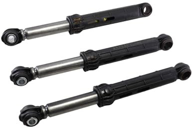 Marel Shop® - Ammortizzatore 100 N Kit 3 Pezzi per Lavatrice compatibile con Gruppo Bosch per Modelli : WAQ20360EE - WAQ24410EE - WAQ2447XME - WM12Q470DN - WM12Q48XES