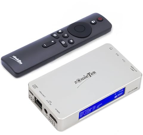 Grabadora de video HDMI 4K a 30 fps, ZowieREC, DVR para videocámaras, consolas de juegos, portátiles, PC, reproducción en TV, grabación de programación, instantánea, pausa y reanudación, tarjeta TF y