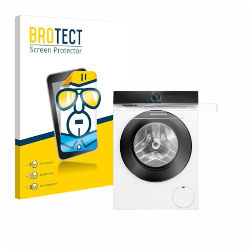 BROTECT Schutzfolie für Siemens WG56B2041 IQ700 Touchdisplay | Transparenter Displayschutz Made in Germany Klare Displayschutz-Folie Clear Einfache Montage Case-Friendly Displayfolie