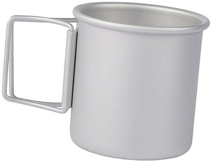 TOYANDONA 2 Pièces Tasse Portative Tasse Thermique De Plein Air Gobelet à Eau Portatif Pliant En Plein Air Tasses De Café Gobelet Pliable Camping Alliage D'aluminium Silver