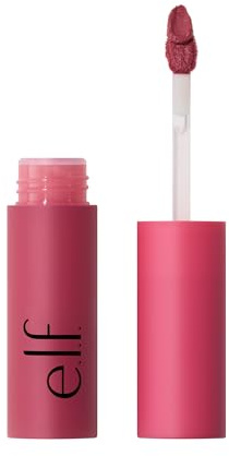 e.l.f. So Blurreal Lip & Cheek Whip, lang anhaltende, aufbaubare Farbe für Lippen und Wangen, soft-mattes Finish, leichte Formel, vegan und tierversuchsfrei, Airy Berry