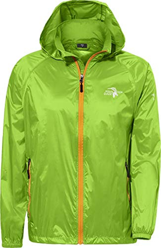 Deproc Active Herren Jacke Outdoor Jacke und Regenjacke DEPROC Robson, Lime, M, 54009