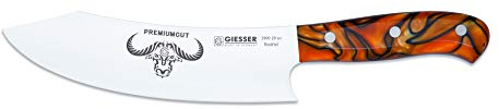Giesser Qualitätsmesser Küchenmesser Kochmesser Chefs No. 1 Premiumcut Spicy Orange - 20 cm Klingenlänge